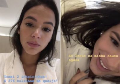 Marquezine sai da dieta e brinca: 