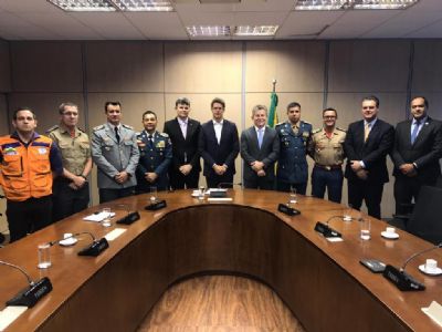 MT busca libera��o de recursos para preven��o e combate a inc�ndios florestais