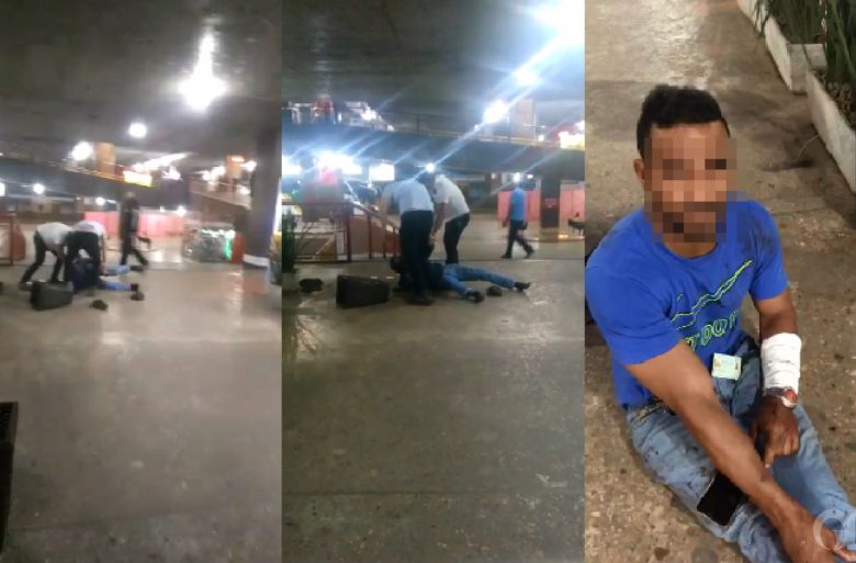 Passageiro � espancado e tem corte no bra�o