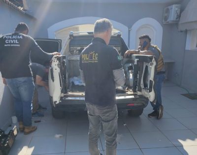 ​Pol�cia Civil apreende carga de coca�na avaliada em R$ 10 milh�es durante opera��o
