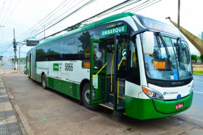 �nibus articulados refor�am atendimento a 44 mil passageiros do CPA, Pedra 90 e Parque Cuiab�