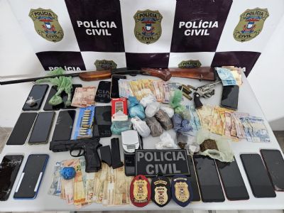 ​Opera��o cumpre mandados contra traficantes e lideran�as de fac��o criminosa