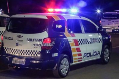 Homem � preso por invadir e furtar TV de banco em Cuiab�