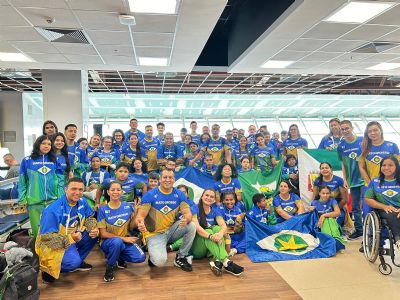 ​Atletas de MT participam da maior competi��o esportiva para crian�as e jovens com defici�ncia do pa�s