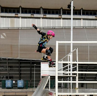 Associa��o de patins mant�m aulas e pr�ticas na Arena e planeja circuito estadual