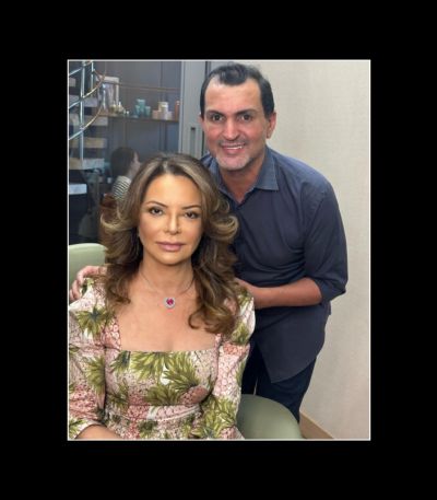 Duas pessoas que admiro na mesma foto: Virginia Mendes e Edylon Atan�zio!