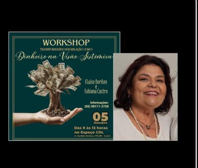 Workshop fala sobre como transformar sua rela��o com o dinheiro