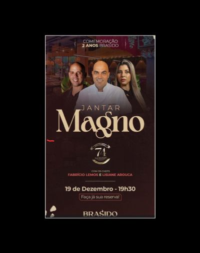 Meu amigo, chef Fernando Mack, far� 
