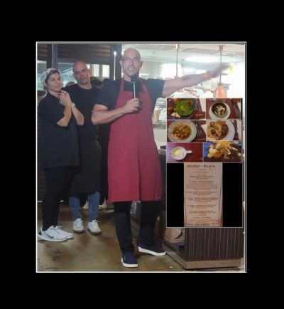 Jantar Magno 2 anos Restaurante Brasido: Fernando Mack convidoo os chefs  Fabr�cio Lemos e Lisiane Arouca