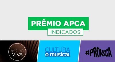 Tr�s programas da TV Cultura s�o indicados ao pr�mio APCA