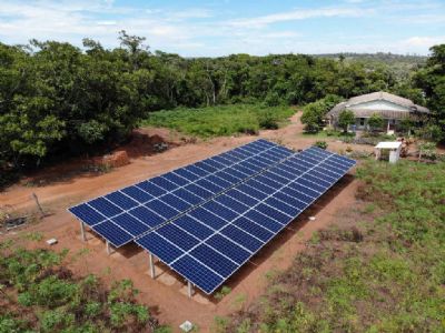 Empaer viabiliza implanta��o de sistema de energia solar no campo