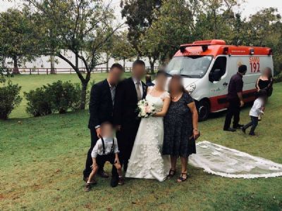 Secretaria de Sa�de apura ambul�ncia do Samu em festa de casamento no interior de SP
