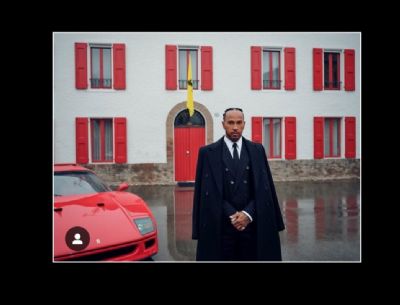 Lewis Hamilton celebra primeiro dia como piloto da Ferrari: 