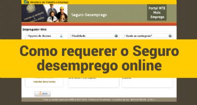 ​Seguro-desemprego j� pode ser solicitado pela internet