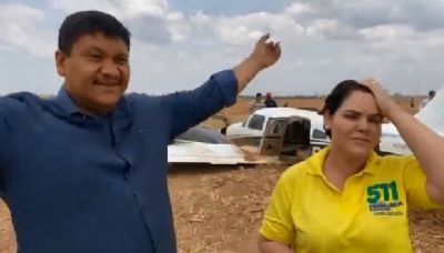 Avi�o com candidata ao Senado cai no interior de Mato Grosso