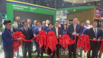 ​Estande de Mato Grosso � inaugurado na maior feira de importa��o da China