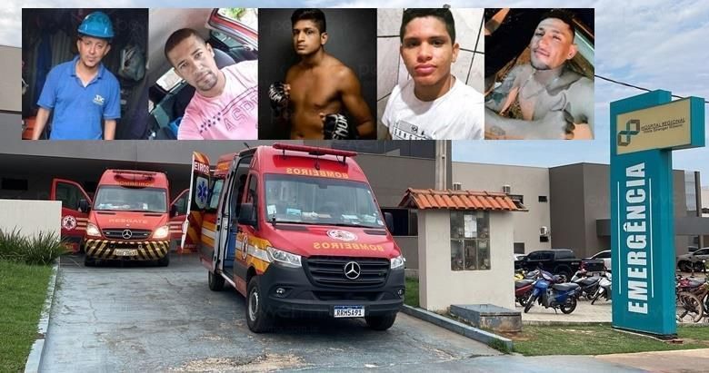 Quatro trabalhadores que estavam internados ap�s ca�rem de um guindaste em uma obra em Nova Mutum n�o resistem aos ferimentos e morrem no hospital