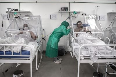 Taxa de ocupa��o de UTIs Covid em MT atinge 100%