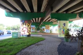 Prefeito entrega revitaliza��o do viaduto da UFMT e participa da inaugura��o de obra na Fernando Corr�a