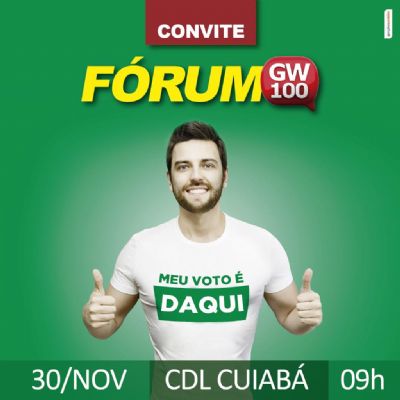 F�rum �Meu Voto � Daqui� acontece nesta quinta-feira