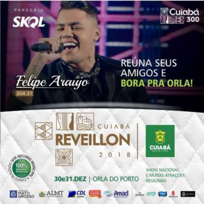 Felipe Ara�jo � atra��o no R�veillon de Cuiab�