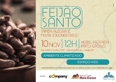 Feijoada Beneficente � realizada em apoio � Santa Casa; ingressos � venda