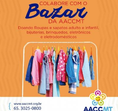 ​AACC pede doa��es para realizar bazar beneficente