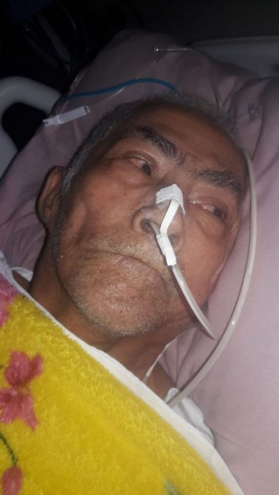 Sem conseguir trabalhar, fam�lia pede ajuda para o continuar o  tratamento de Dinis Dias em casa
