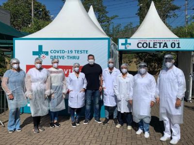 Shopping da capital recebe drive-thru para testes de Covid-19
