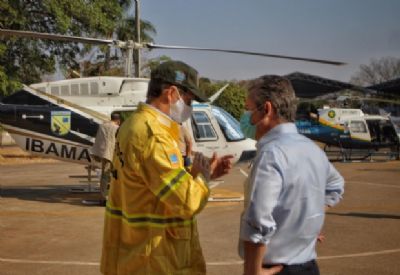 Ministro defende uso de subst�ncia an�loga a fertilizantes para controlar inc�ndio no Pantanal