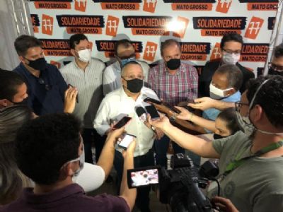 Taques lan�a candidatura com discurso de defesa do servidor e diz ter apoio de cinco sindicatos
