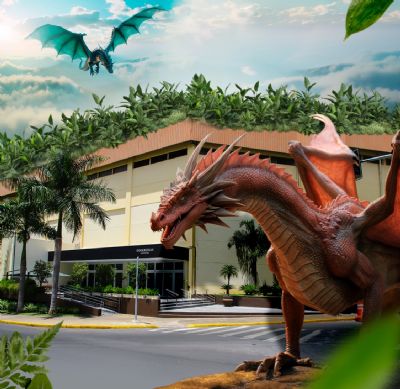 Shopping promove �Exposi��o Internacional dos Drag�es� nas f�rias de julho