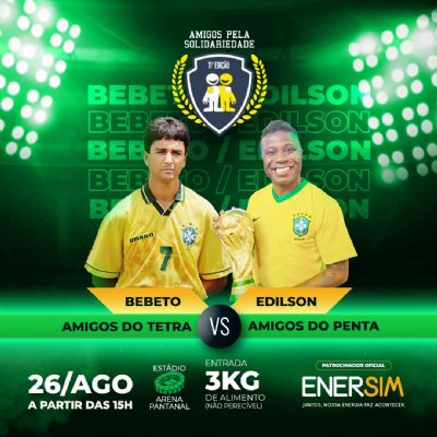​11� Amigos pela Solidariedade traz estrelas da Sele��o a Cuiab�