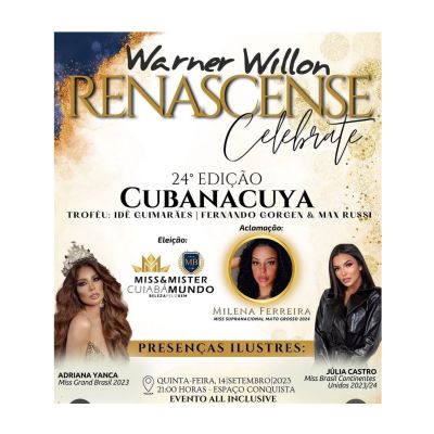 ​Cubanacuya 24� edi��o by Warner Willon est� chegando!