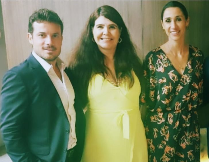 ​Magda Beatris executiva de vendas da Mostra de Decora��o CASACOR fez as honras na inaugura��o