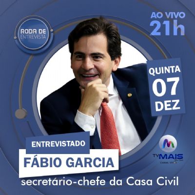 Fabio Garcia � o entrevistado do Roda de Entrevista desta quinta