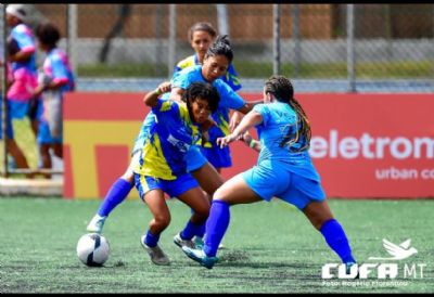 ​Jogadores de MT vencem RJ e sele��o feminina perde para o RS no Favel�o 2023