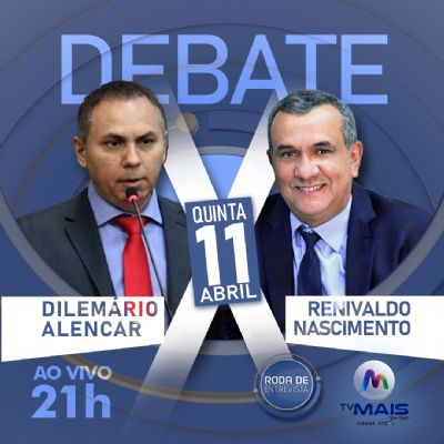 O Roda de Entrevista recebe hoje os vereadores Dilem�rio Alencar e Renivaldo Nascimento