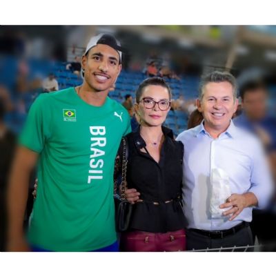 ​Virginia Mendes comemora medalha de ouro de atleta mato-grossense no Campeonato Ibero-Americano de Atletismo