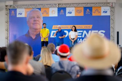 �Aqui � o lado que vai olhar para as pessoas�, se compromete Diogenes em conven��o