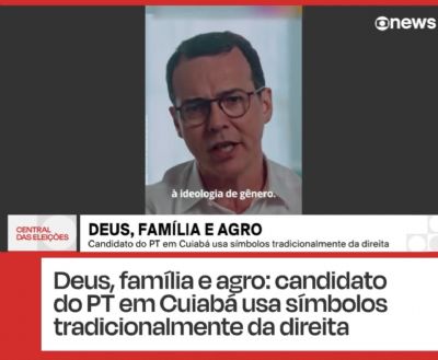 Vale tudo: L�dio usa bandeiras da direita para ganhar as elei��es em Cuiab�