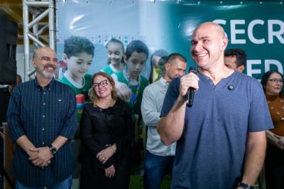 Prefeitura de Cuiab� retoma obras paralisadas e inaugura unidades de sa�de e educa��o