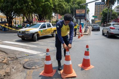 ​Interdi��es acontecem em dois trechos do Centro Hist�rico no final de semana