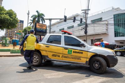 Semob orienta sobre interdi��o no Centro Pol�tico Administrativo para a 7� Corrida do Trabalhador
