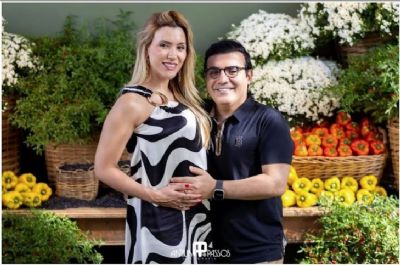 Casal  Victoria e Ziad Fares � espera da baby Donatella