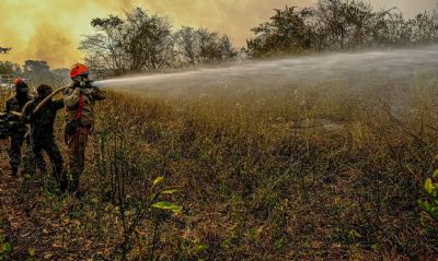 Governo manda 71 soldados para refor�ar combate a fogo no Pantanal