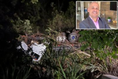 Corretor de im�veis morre em acidente na Estrada da Guia