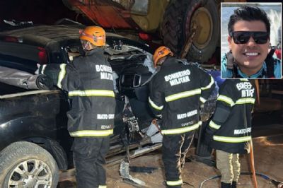 Empres�rio morre em colis�o entre Ford Ranger e carreta em MT