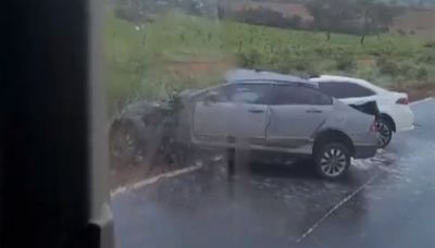Quatro pessoas morrem em colis�o na rodovia BR-070 em MT