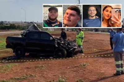 V�timas de batida entre caminhonete e caminh�o na BR-163 s�o identificadas